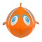 Pool Central Inflatable Fish Beach Ball - 27" - Orange and Blue